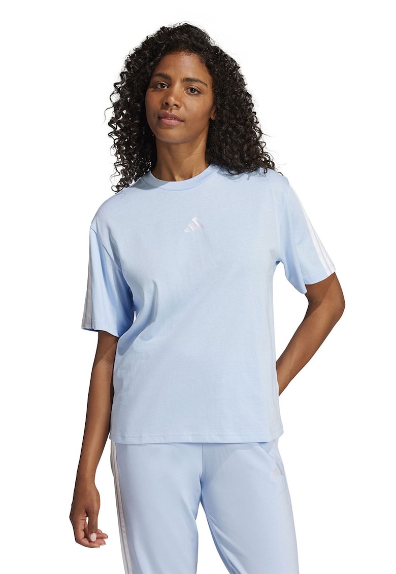 Tricou regular-fit din bumbac - Albastru azur