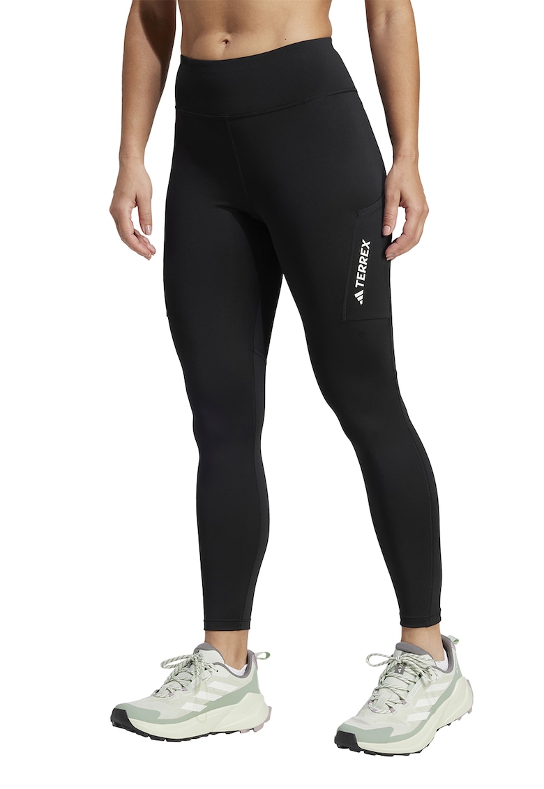 Colanti cu buzunar aplicat si talie medie pentru drumetii