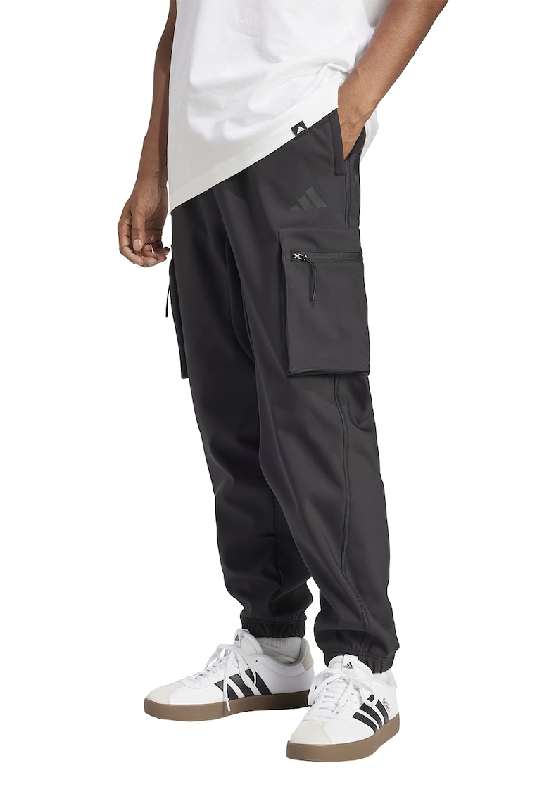 Pantaloni de trening cargo cu snur de ajustare