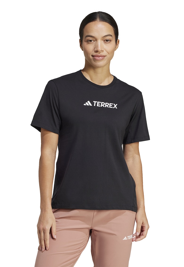 Tricou cu imprimeu logo pentru drumetii