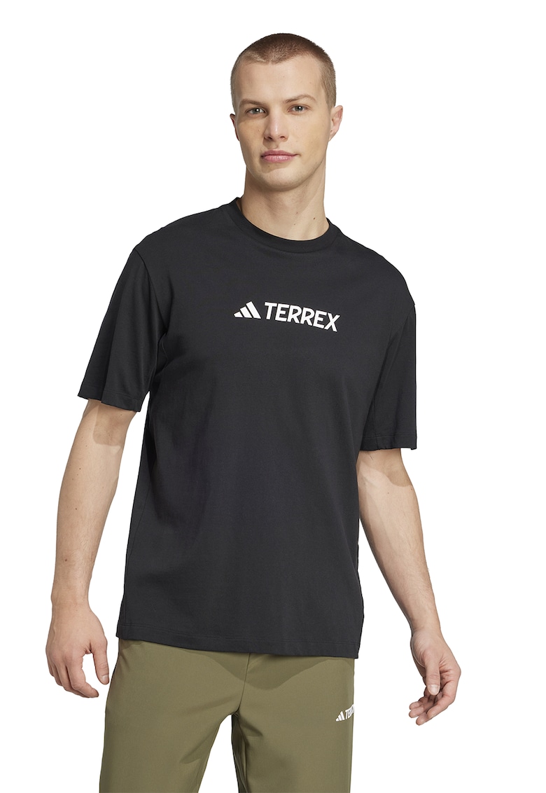 Tricou cu imprimeu logo pentru drumetii