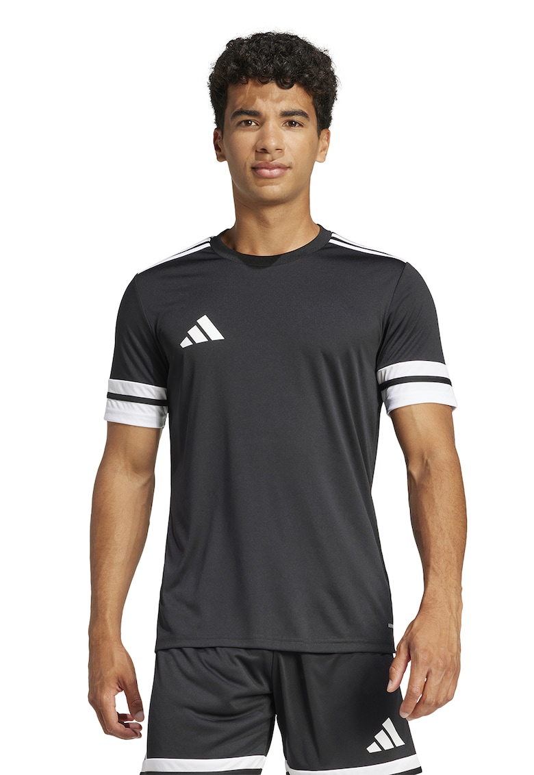 Tricou cu logo - pentru fotbal - Negru