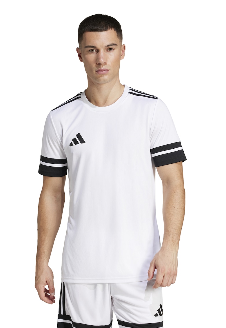 Tricou cu logo - pentru fotbal - Alb fildes