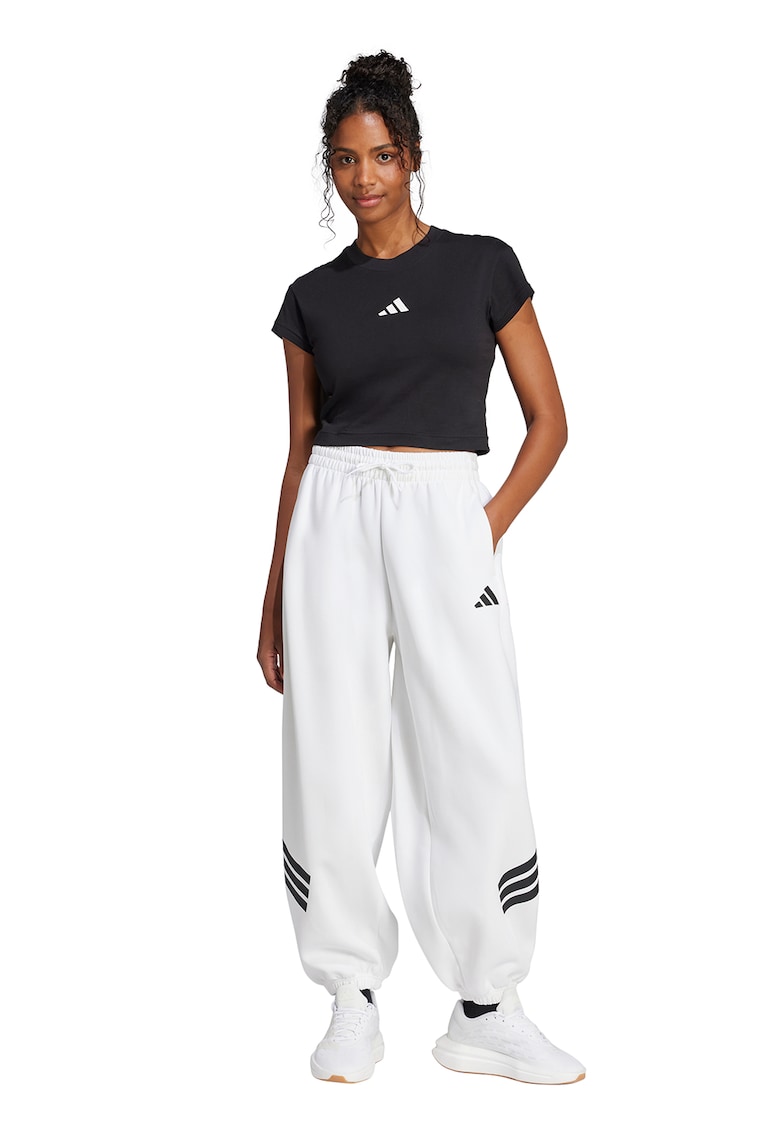 Tricou crop din bumbac