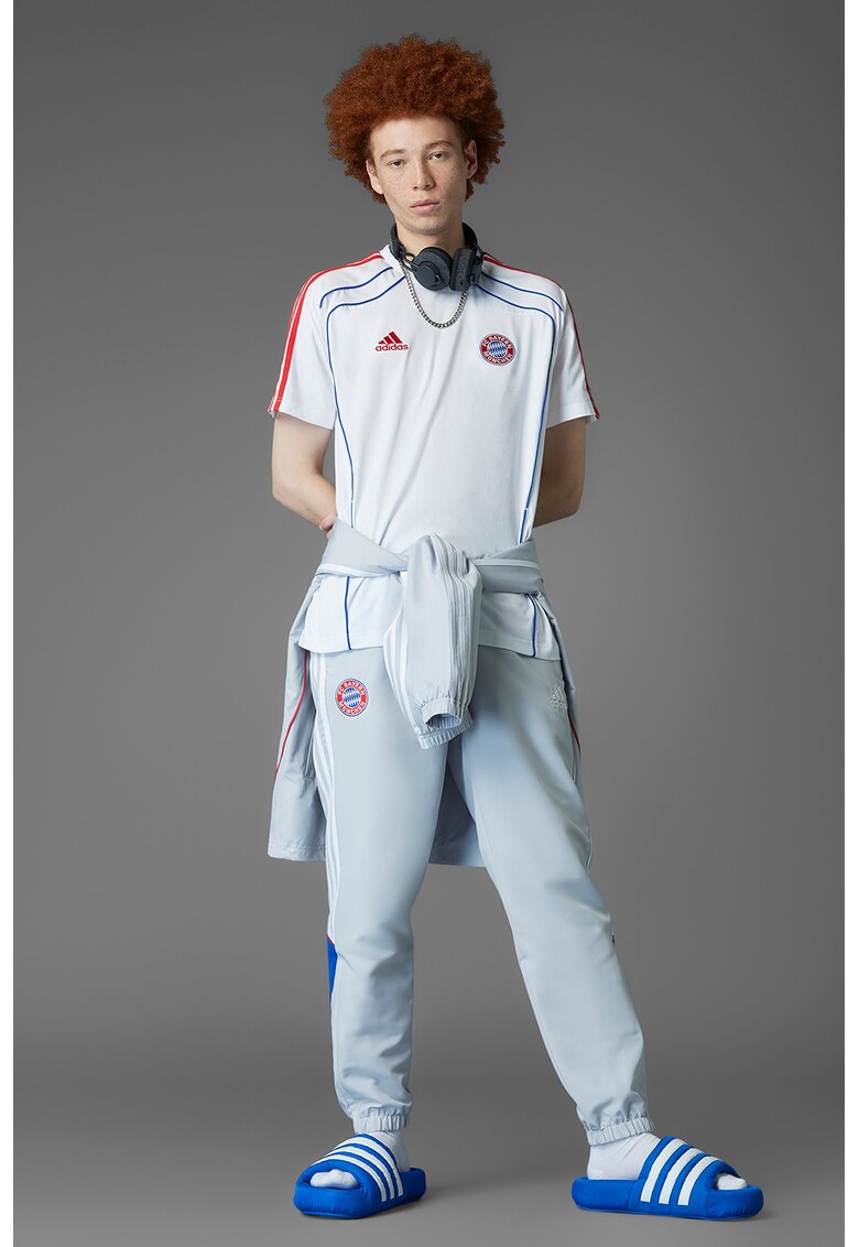 Tricou cu decolteu rotund FC Bayern Munchen - Rosu/Alb/Albastru