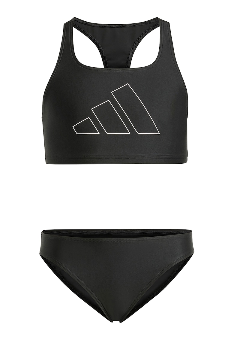 Costum de baie cu doua piese si logo