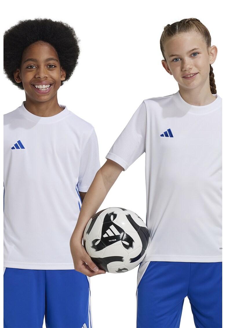 Tricou pentru fotbal Tabela 23 - Alb/Albastru royal