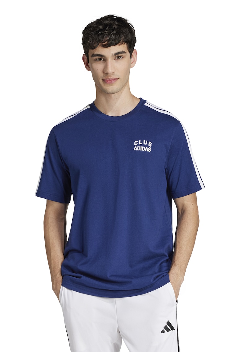 Tricou cu imprimeu logo - Albastru indigo
