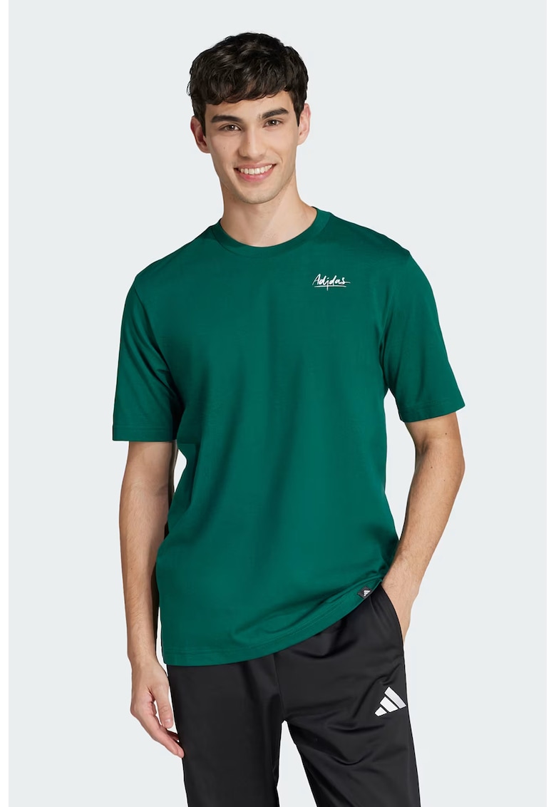 Tricou din bumbac Life Bowl - Verde padure