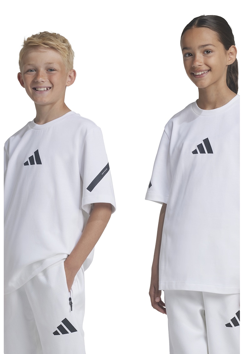 Tricou cu logo pe piept ZNE