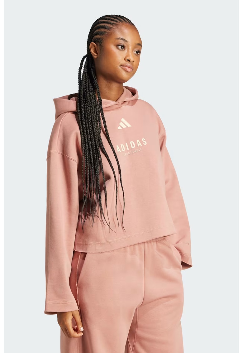 Hanorac lejer cu imprimeu logo