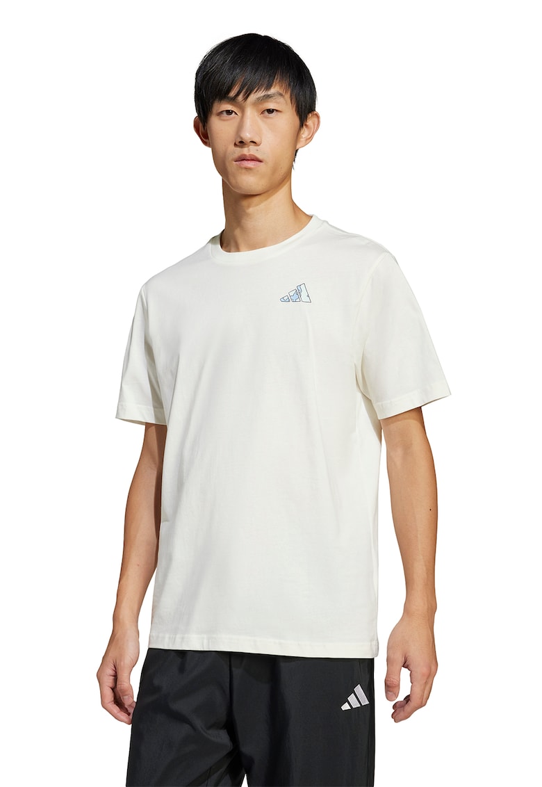 Tricou cu imprimeu logo pe partea din spate C Earth M