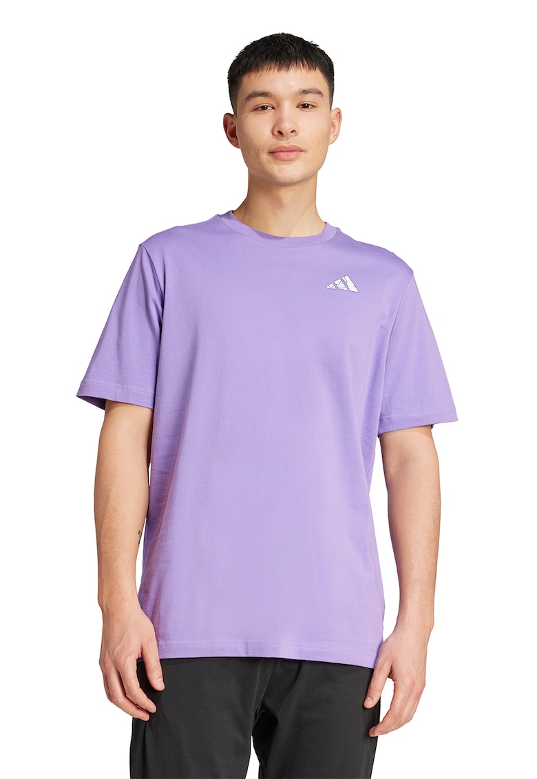 Tricou cu imprimeu logo pe partea din spate C Earth M