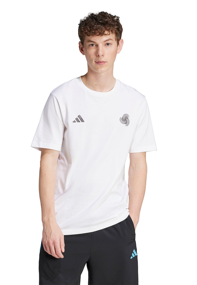 Tricou cu imprimeu logo pe partea din spate