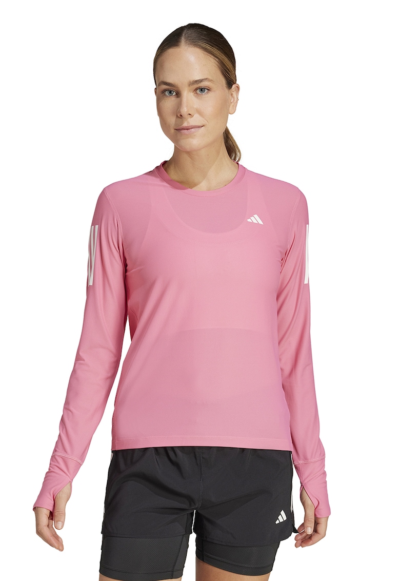 Bluza cu logo pentru alergare - Roz