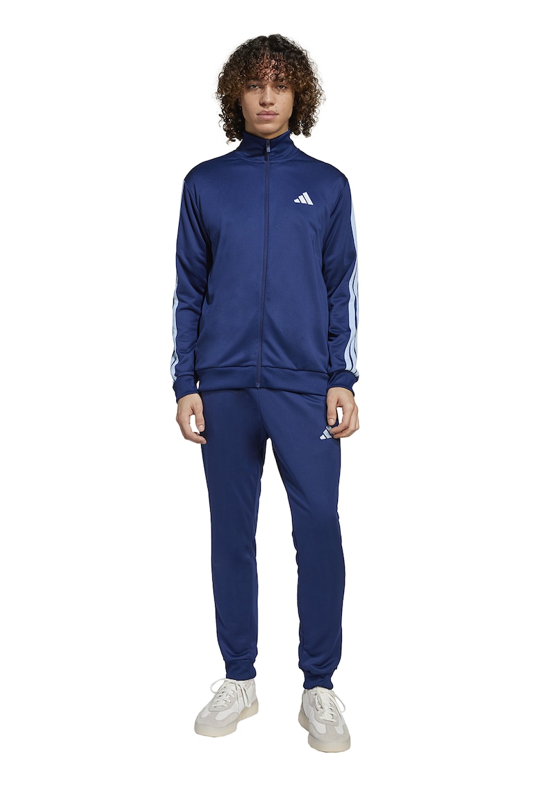 Trening slim fit cu logo - Albastru inchis