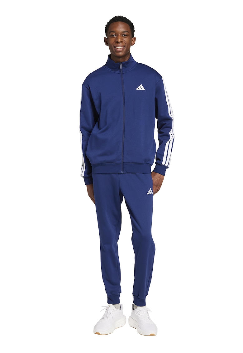 Trening din amestec de bumbac cu logo - Albastru inchis