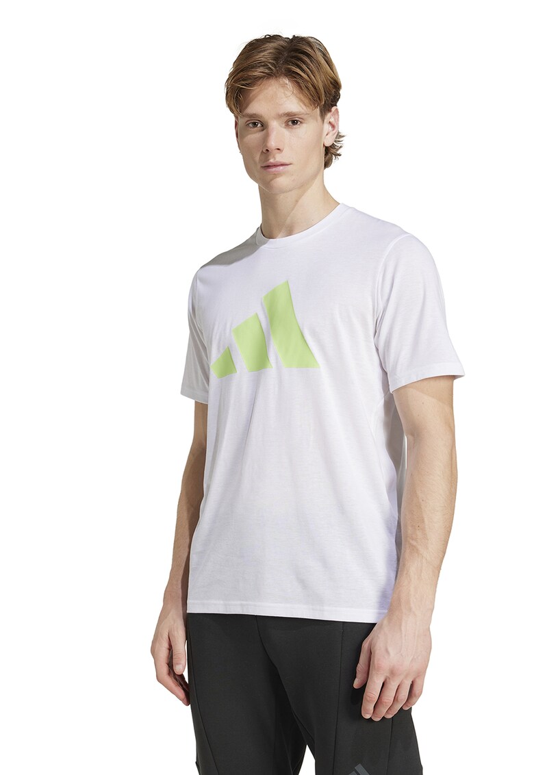 Tricou cu imprimeu grafic PWR 3 - Alb/Verde deschis