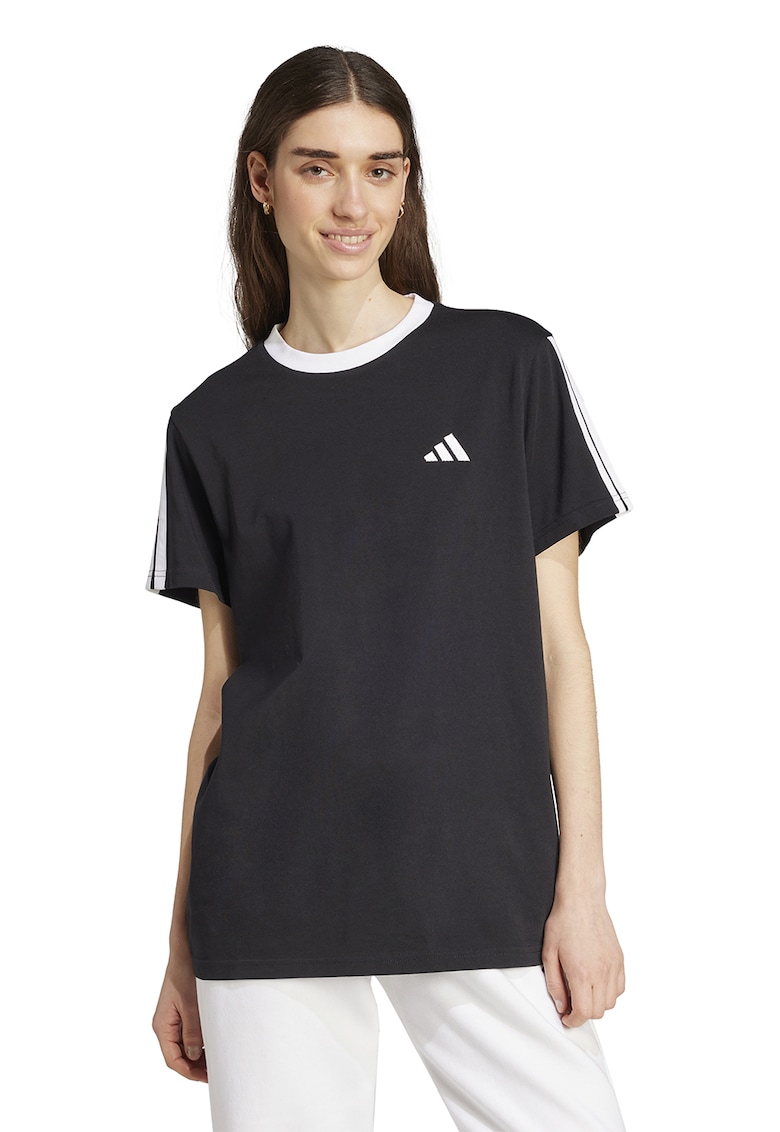 Tricou lejer din bumbac cu logo