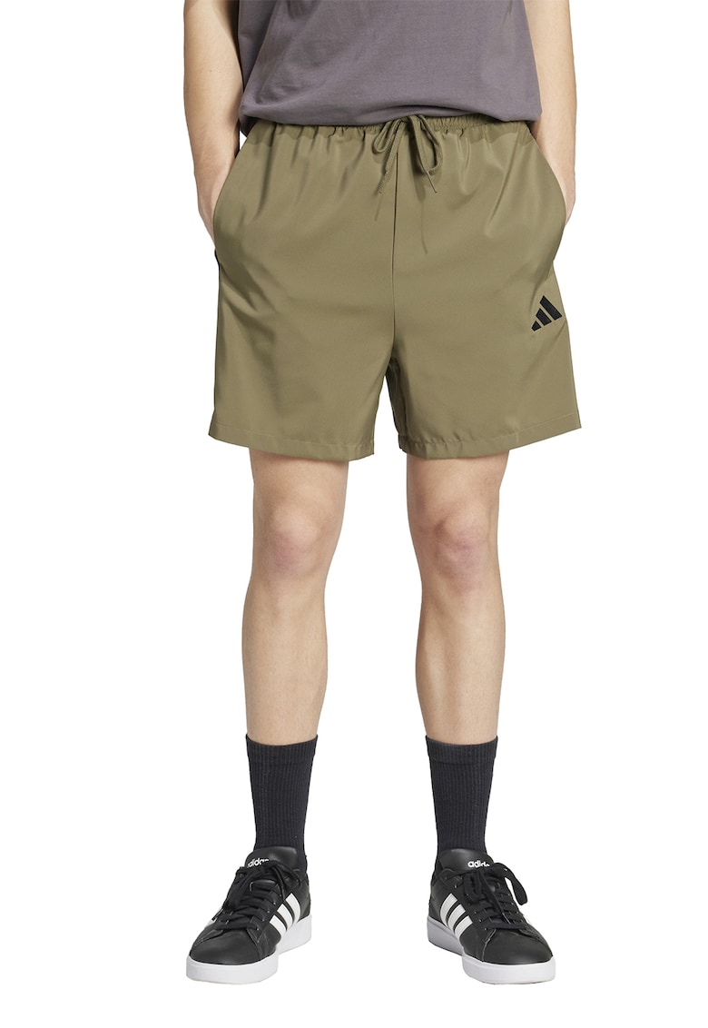 Pantaloni scurti cu benzi laterale cu logo