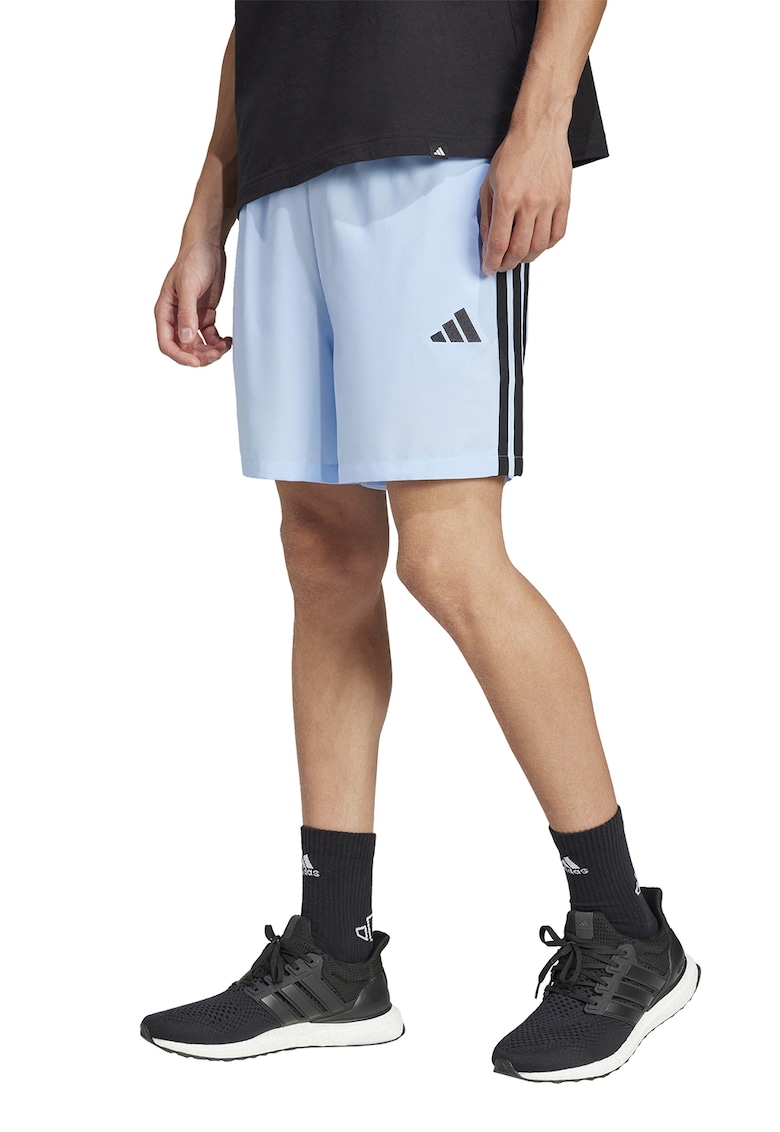 Pantaloni scurti cu benzi laterale cu logo