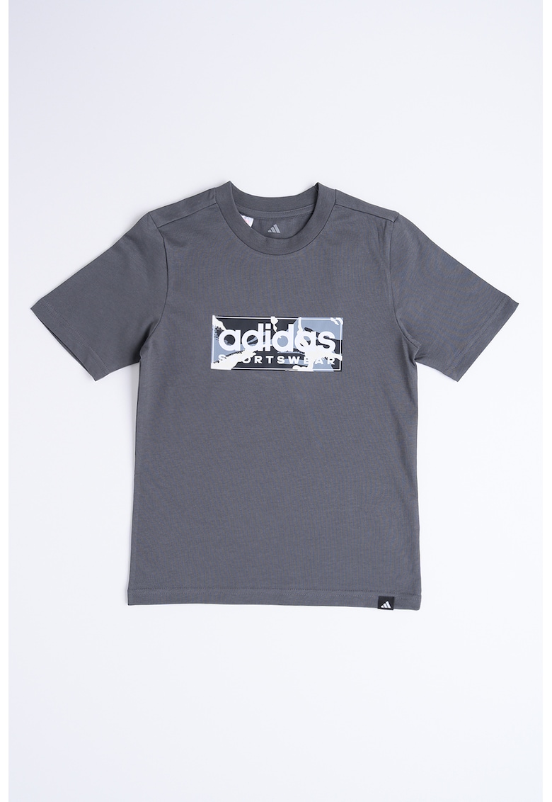 Tricou din bumbac cu imprimeu logo Camo