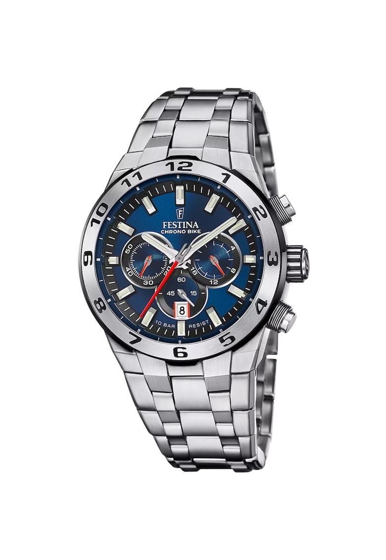 Ceas barbatesc F20670/1 Quartz Argintiu