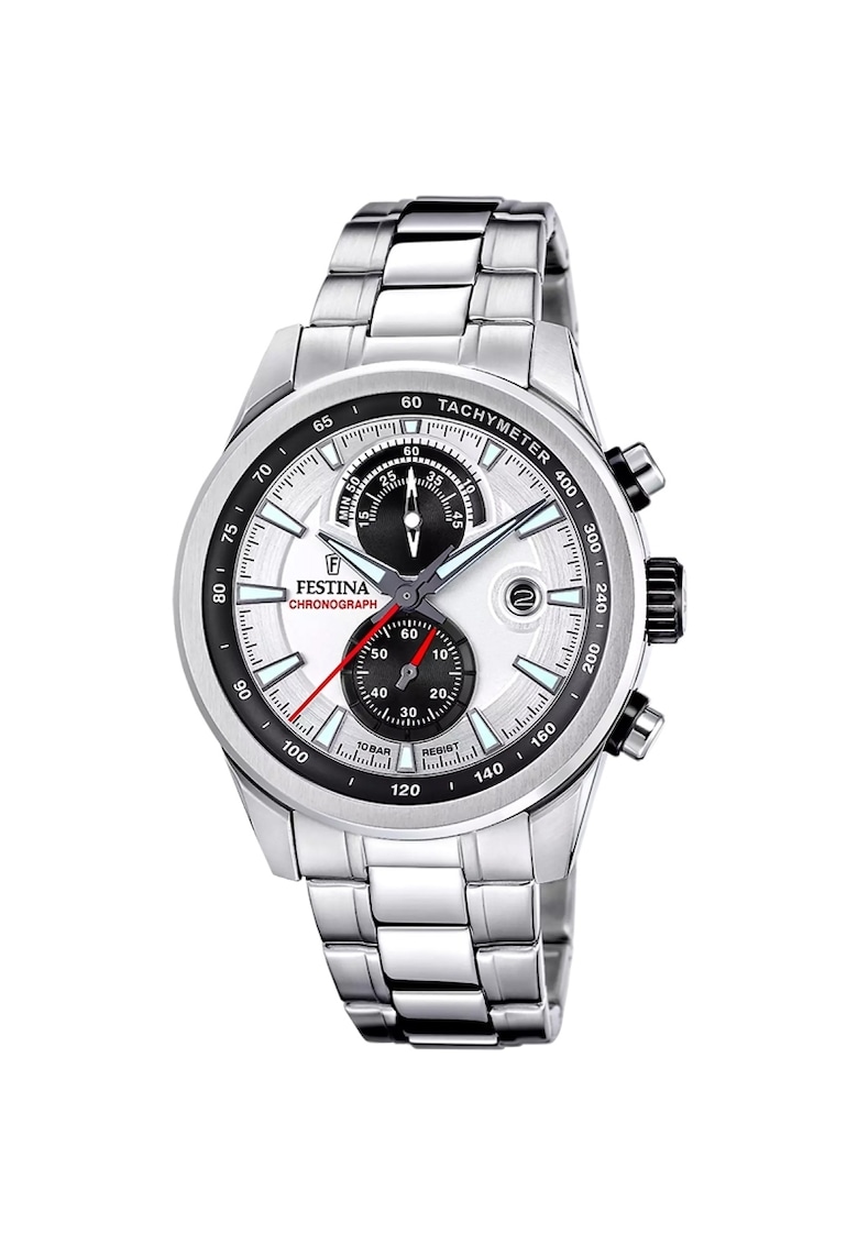 Ceas barbatesc F20694/1 Quartz Argintiu
