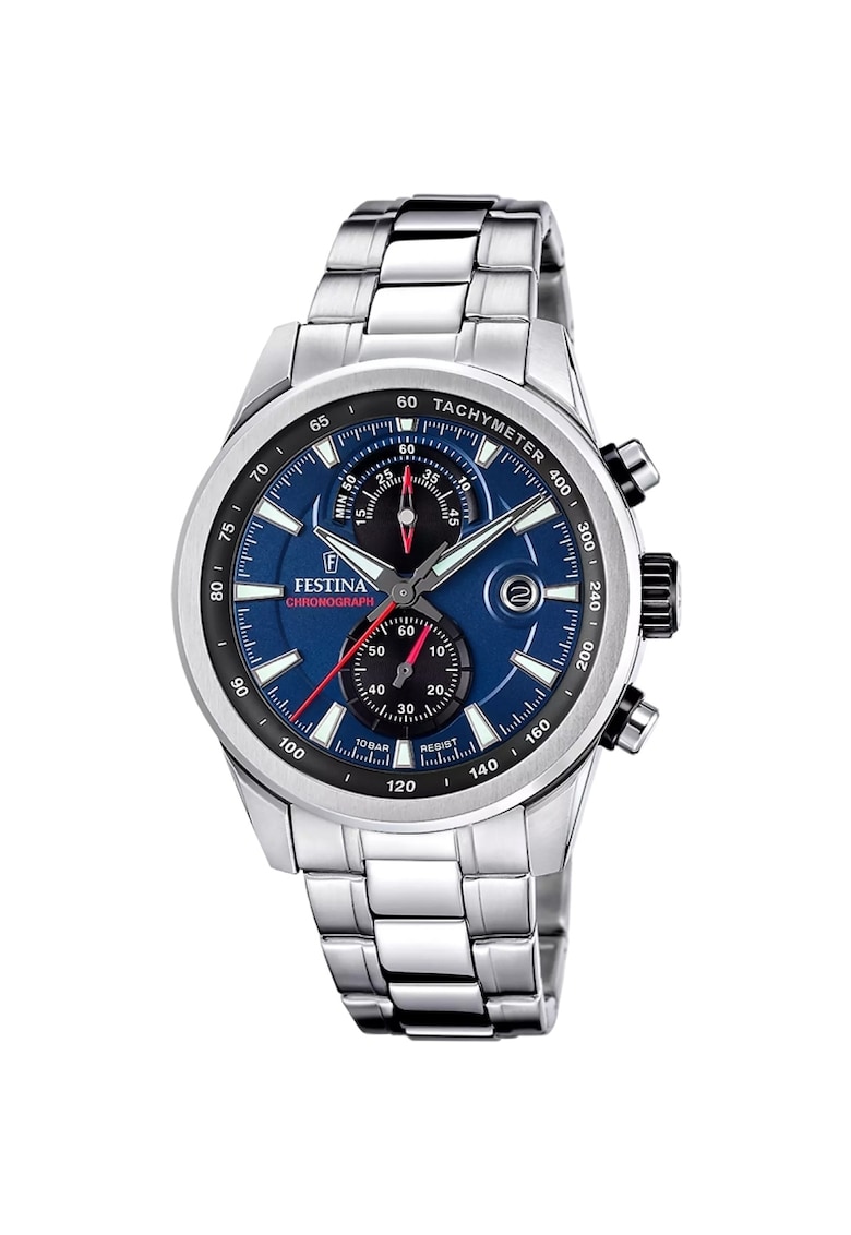 Ceas barbatesc F20694/5 Quartz Argintiu