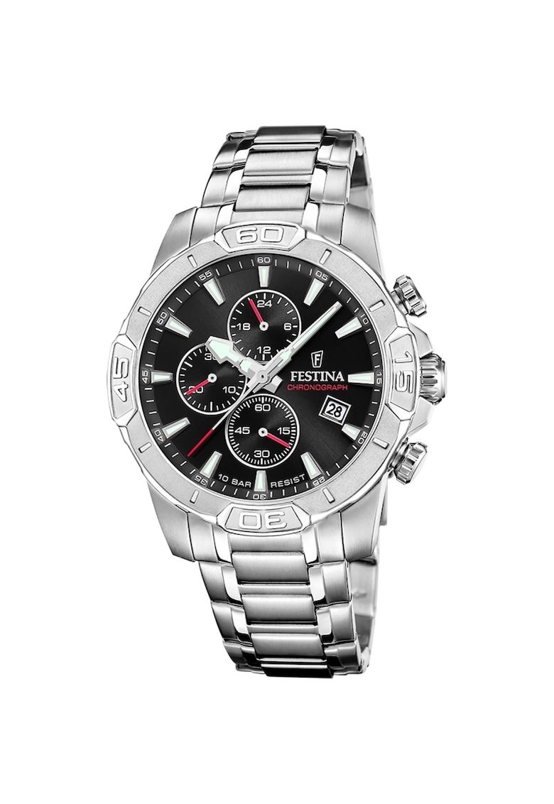 Ceas barbatesc F20704/3 Quartz Argintiu