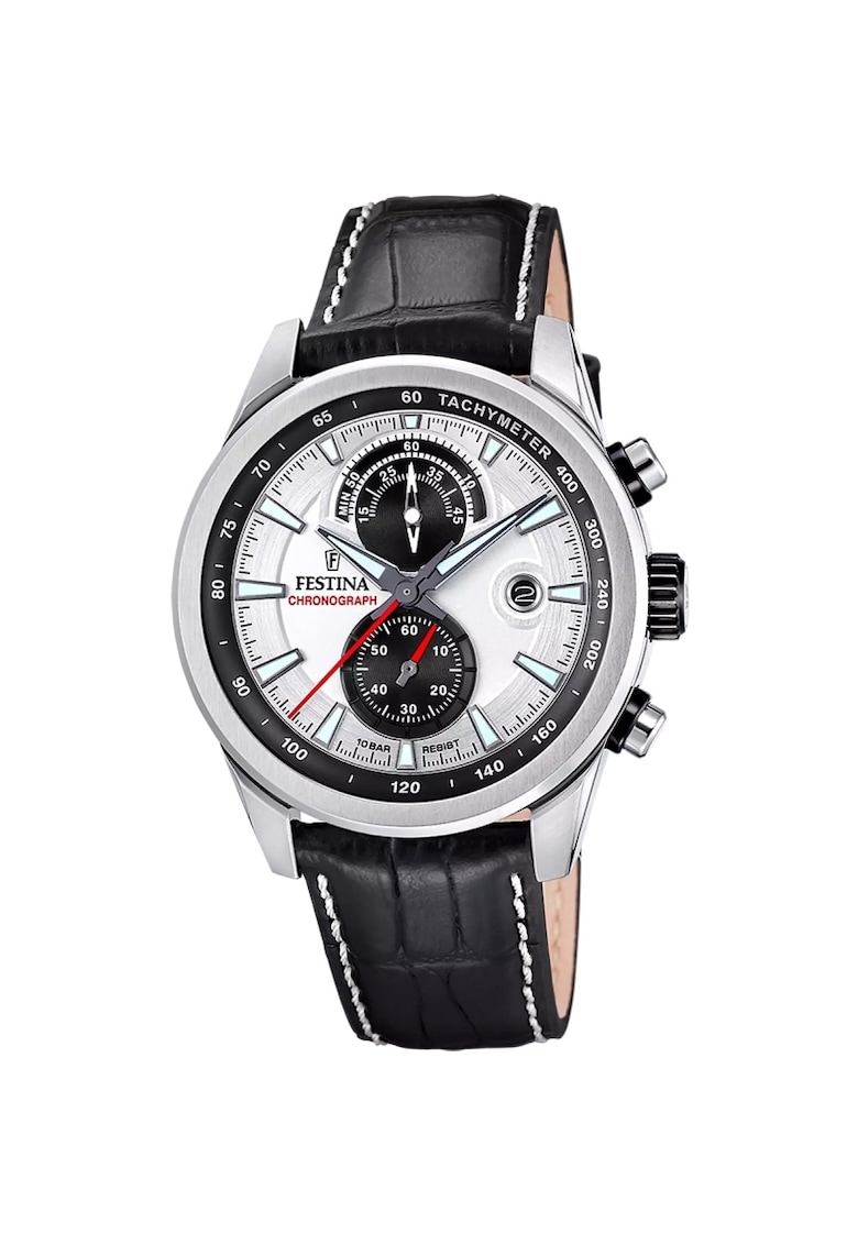 Ceas barbatesc F20695/1 Quartz Argintiu