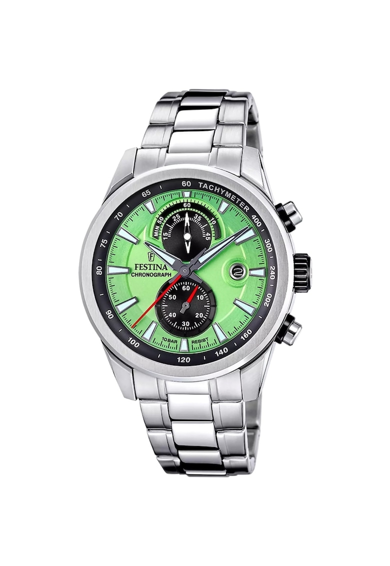 Ceas barbatesc F20694/3 Quartz Argintiu
