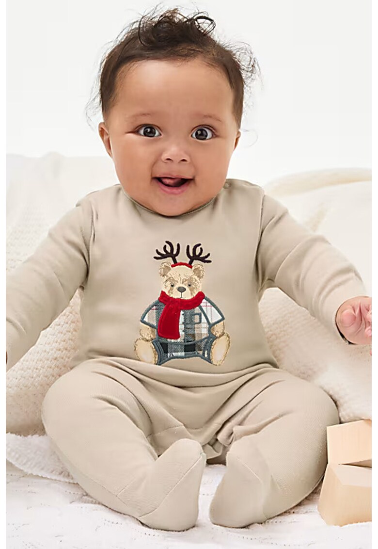 Salopeta cu botosei si imprimeu grafic