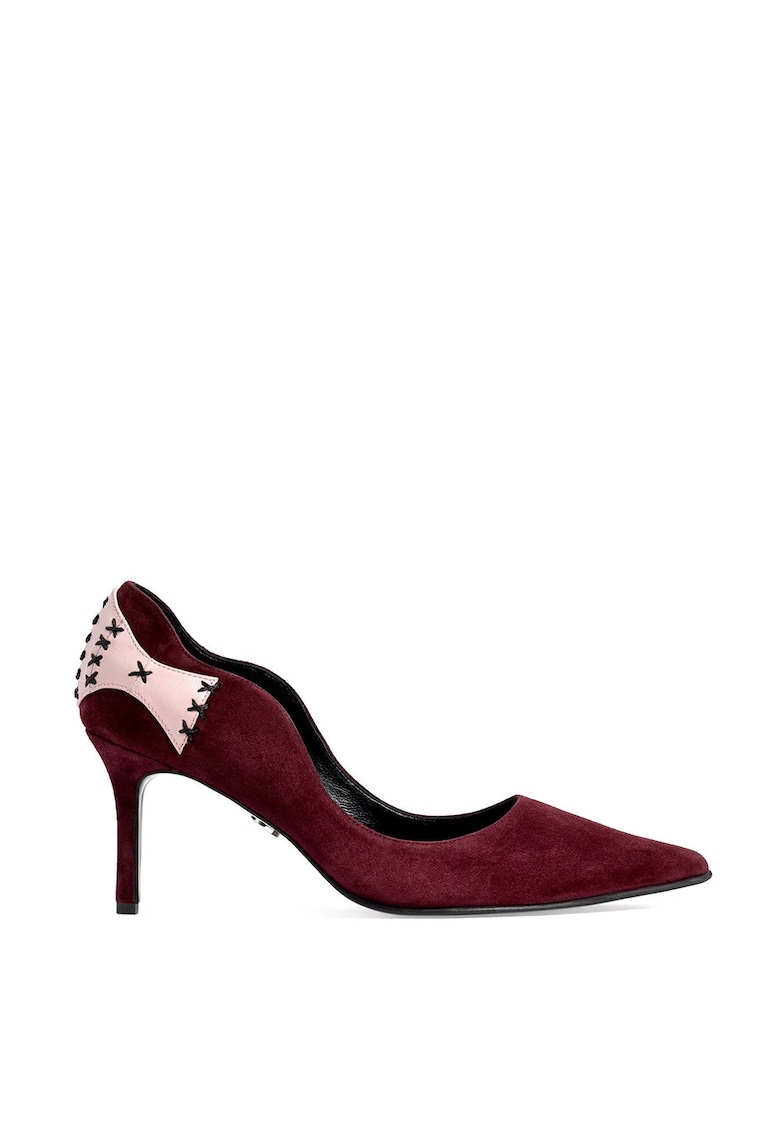 Pantofi dama model piele velur