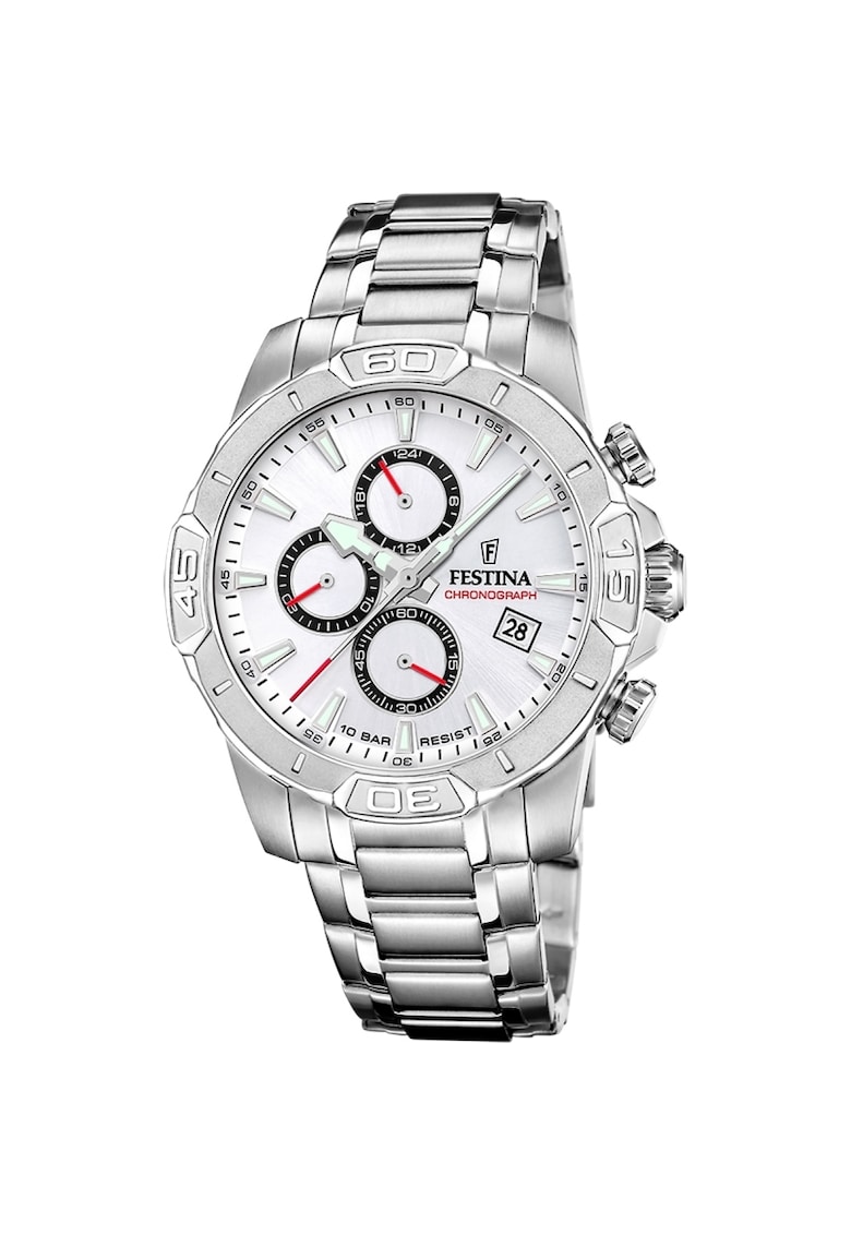 Ceas barbatesc F20704/1 Quartz Argintiu