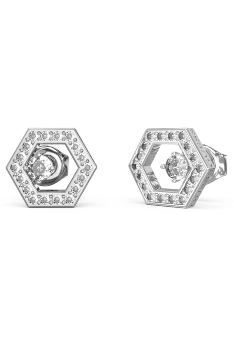 Cercei Tiny Dancer stud cu cristale JUBE04651JWRHT-U - Argintiu