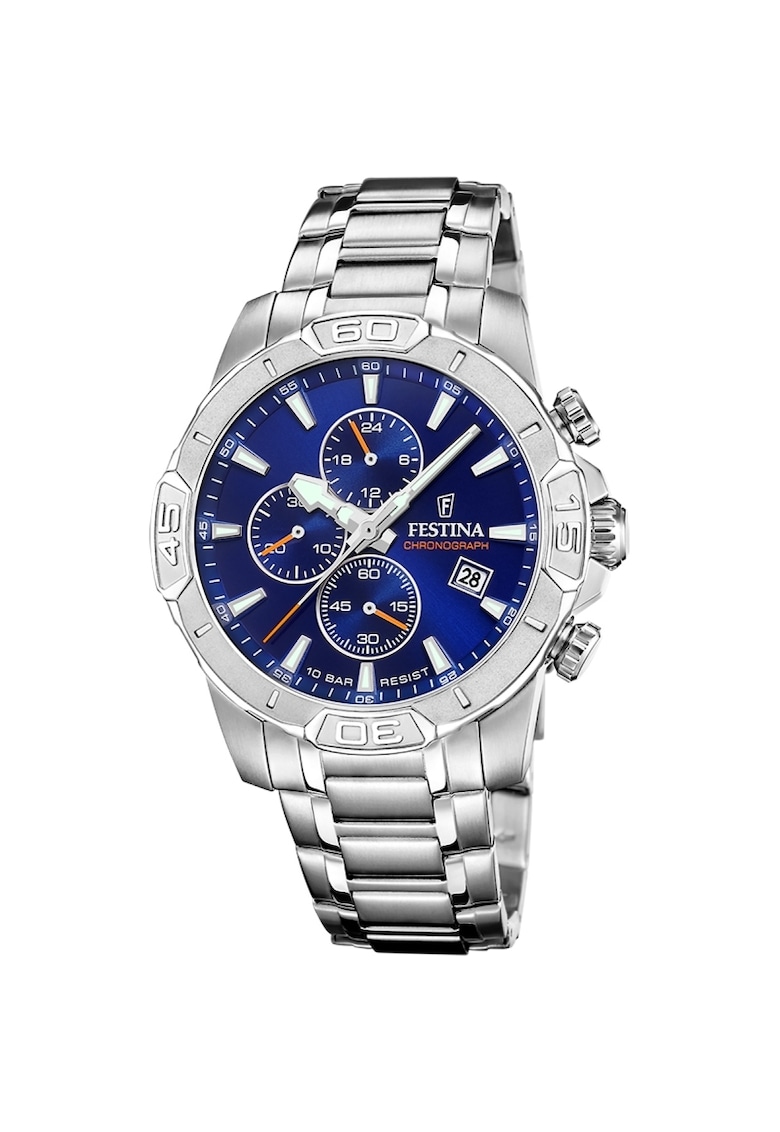 Ceas barbatesc F20704/2 Quartz Argintiu