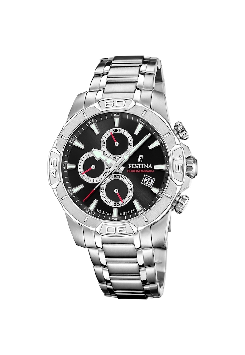 Ceas barbatesc F20704/6 Quartz Argintiu