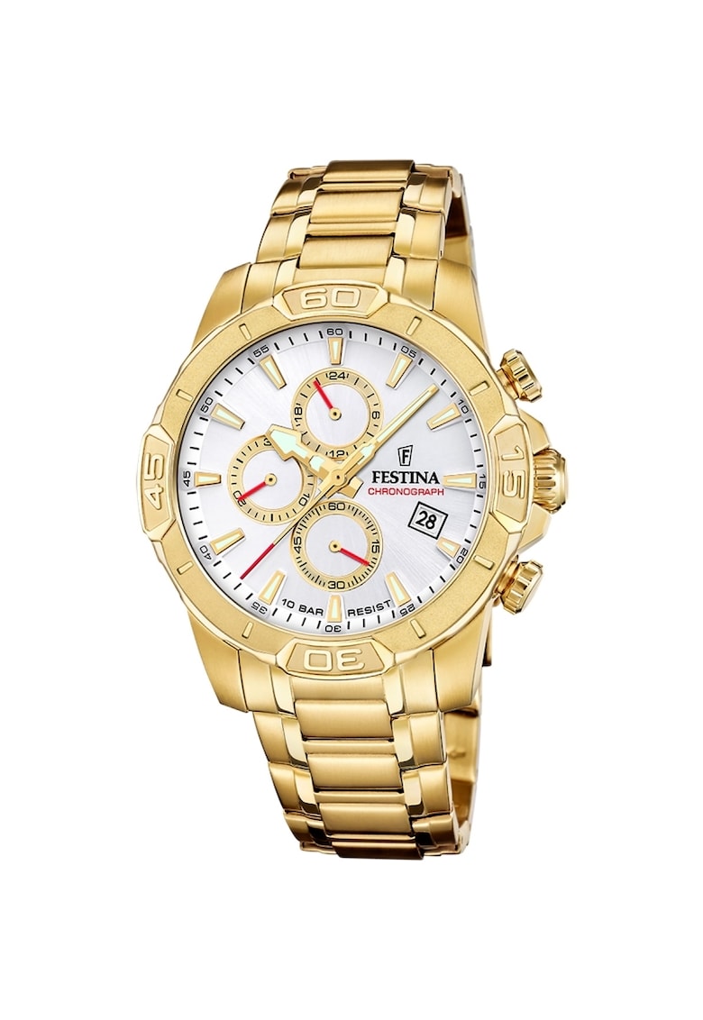 Ceas barbatesc F20705/1 Quartz Auriu