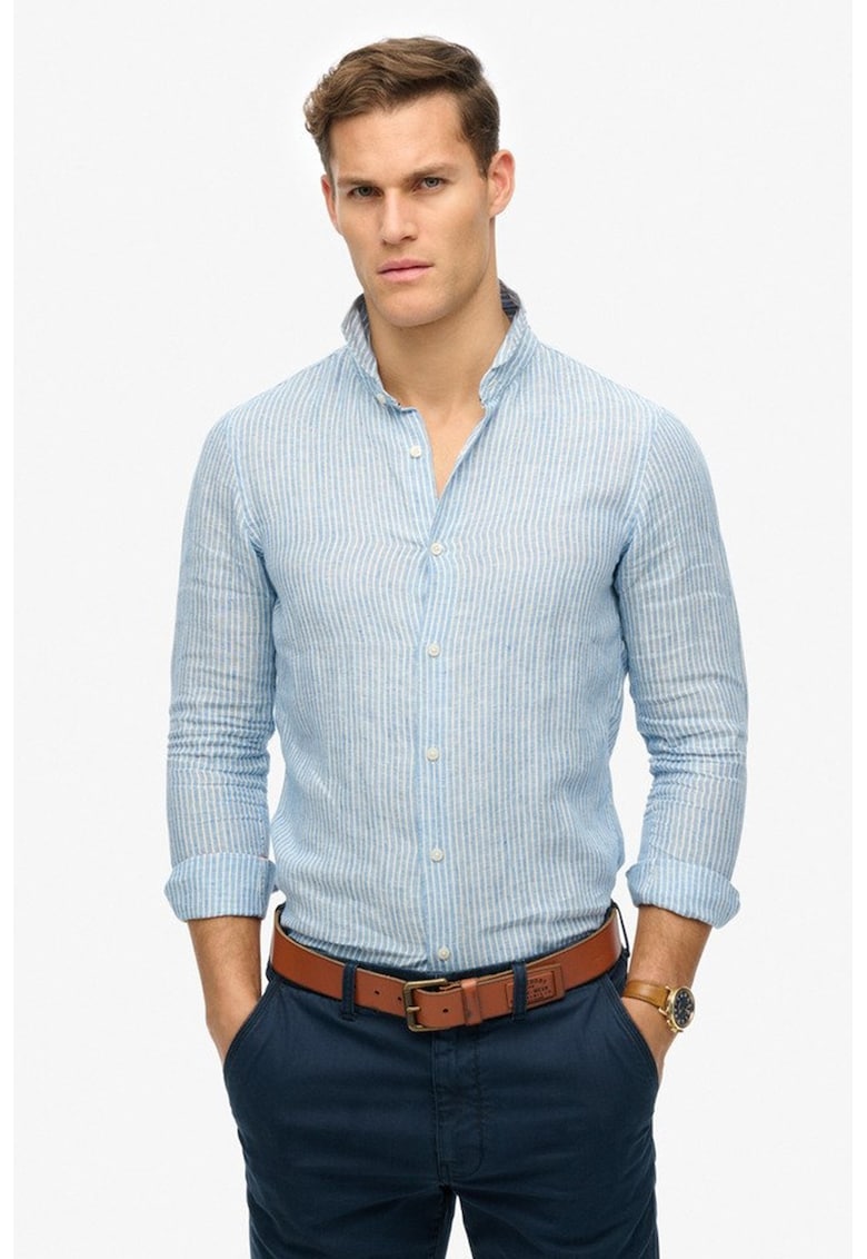 Camasa din modal cu guler ascutit