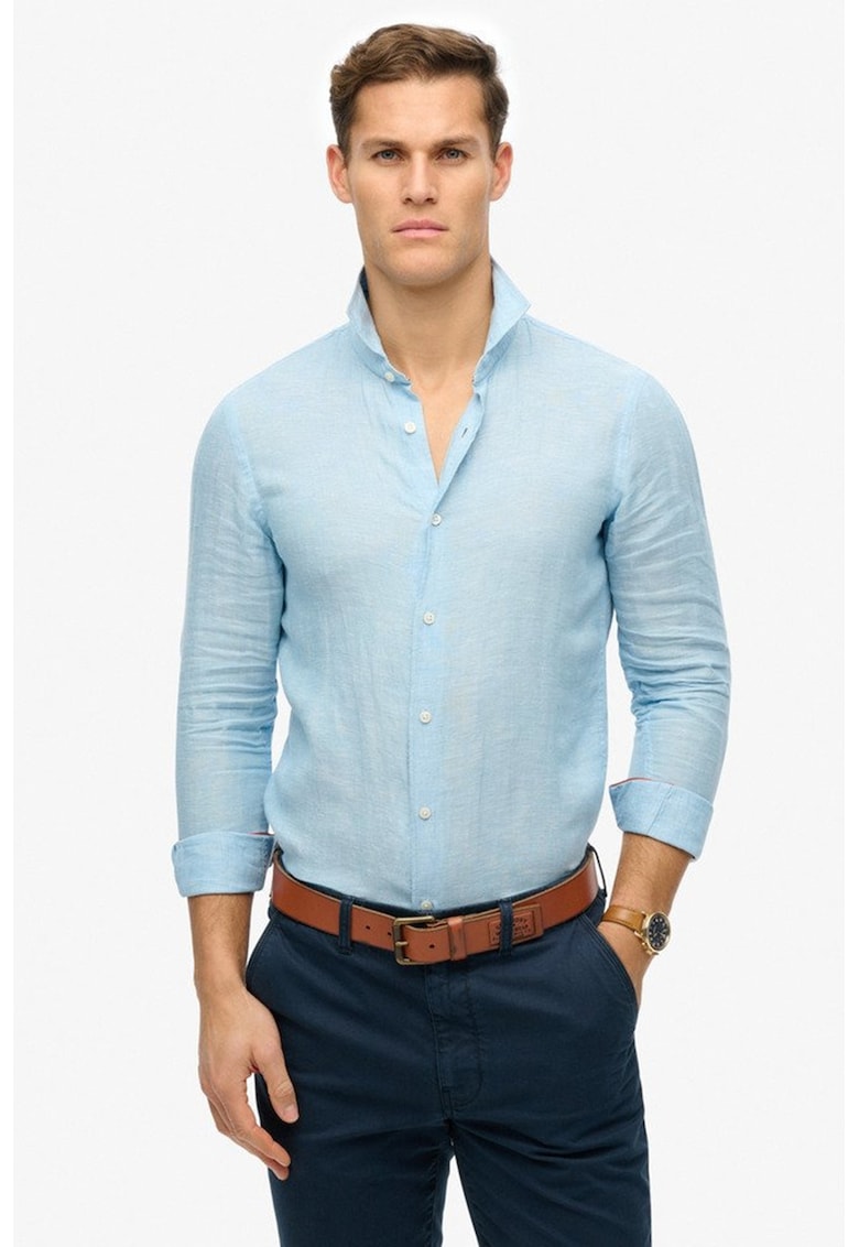 Camasa din modal cu guler ascutit