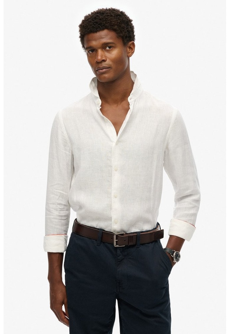 Camasa din modal cu guler ascutit