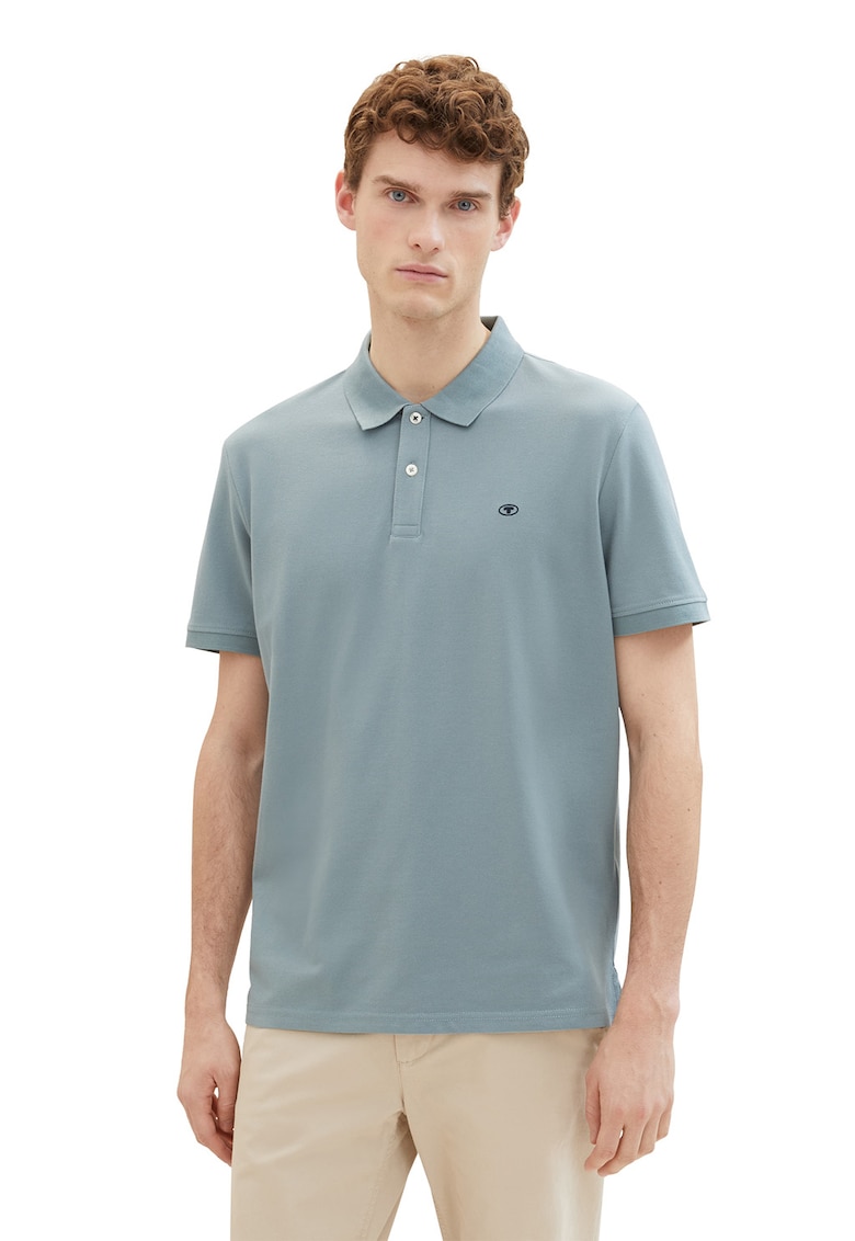 Tricou polo de bumbac cu logo discret Tricou polo de bumbac cu logo discret