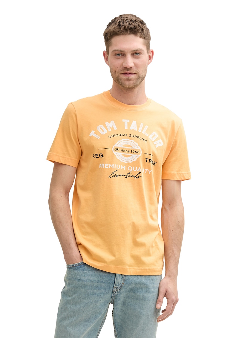 Tricou din bumbac cu imprimeu logo