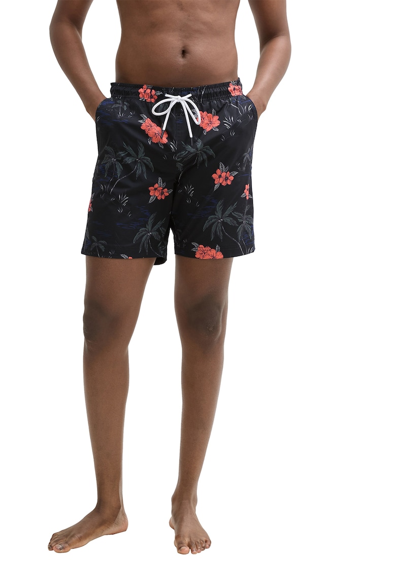 Bermude de baie cu imprimeu floral
