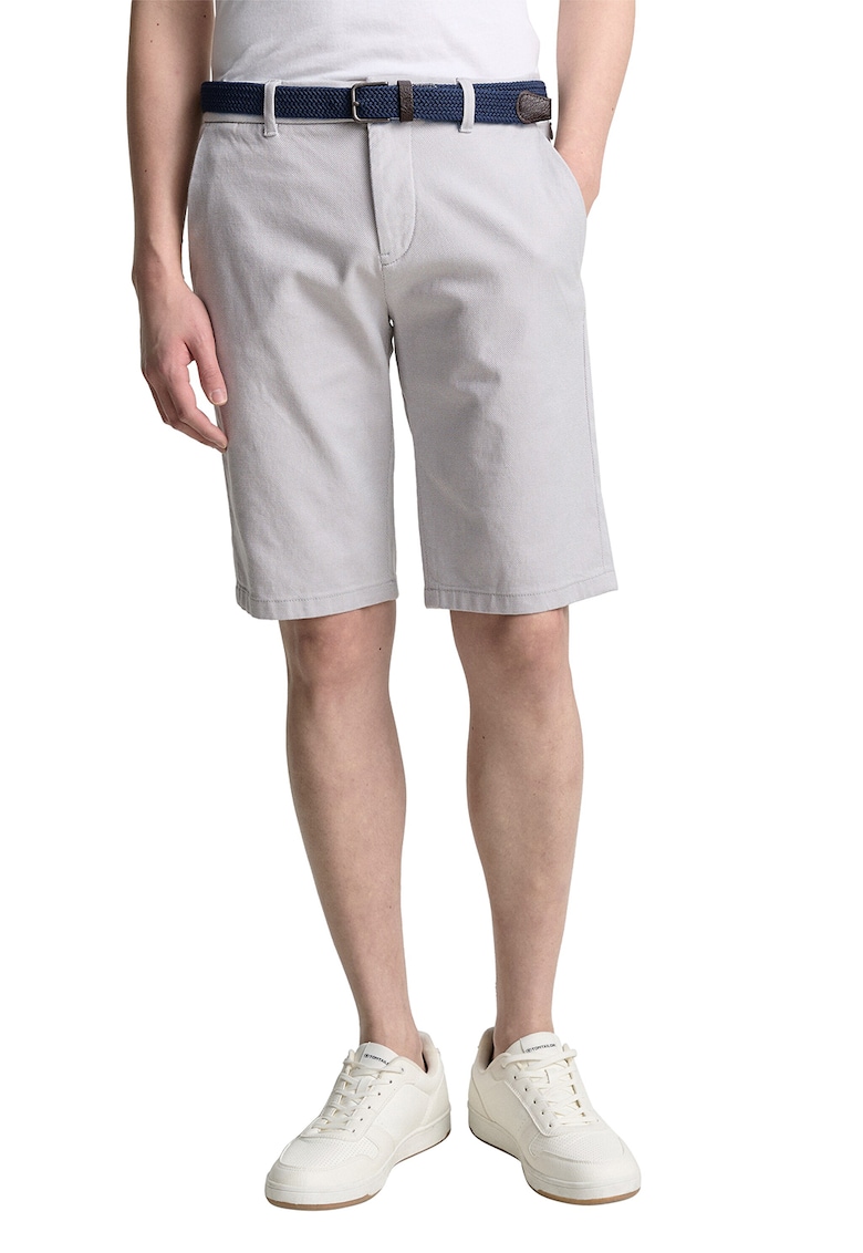 Bermude chino cu talie medie