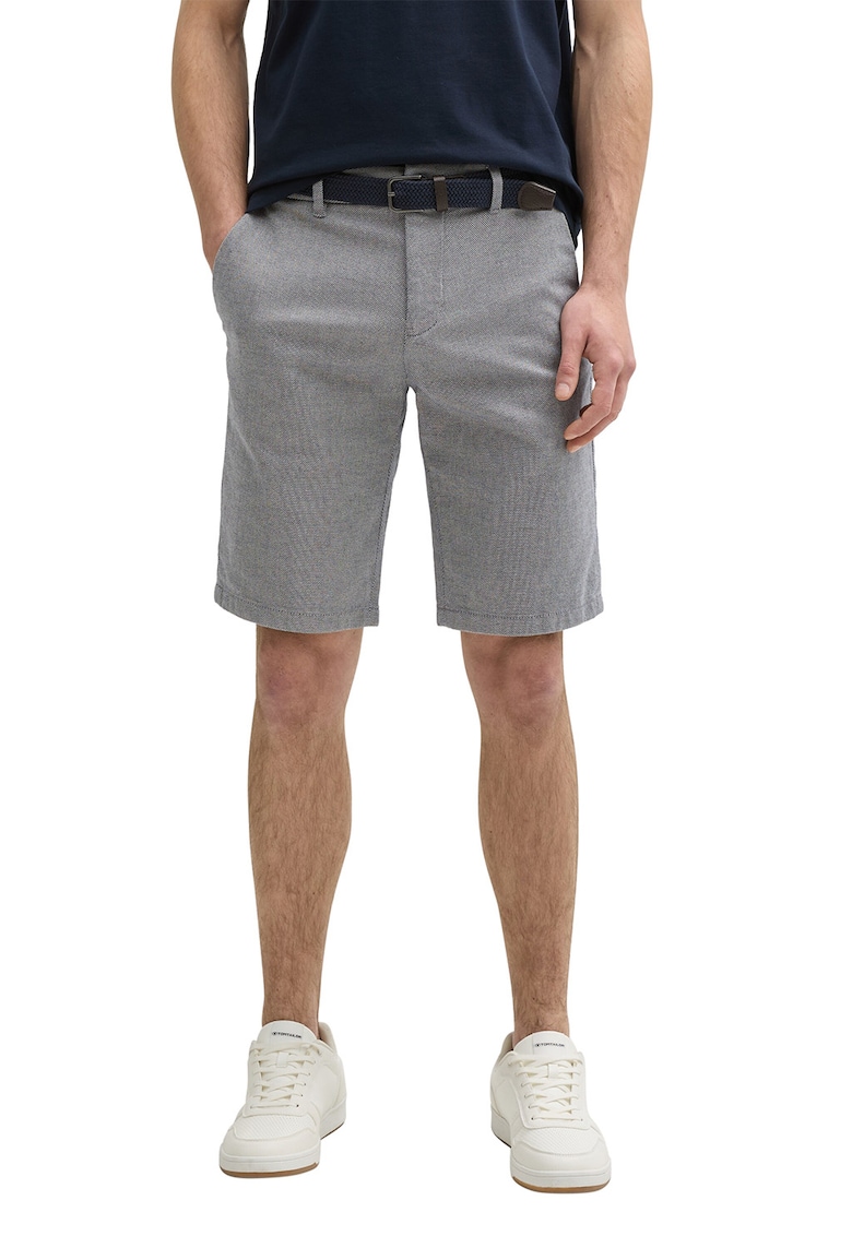 Bermude chino cu talie medie