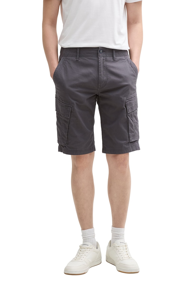 Pantaloni cargi scurti - Gri inchis