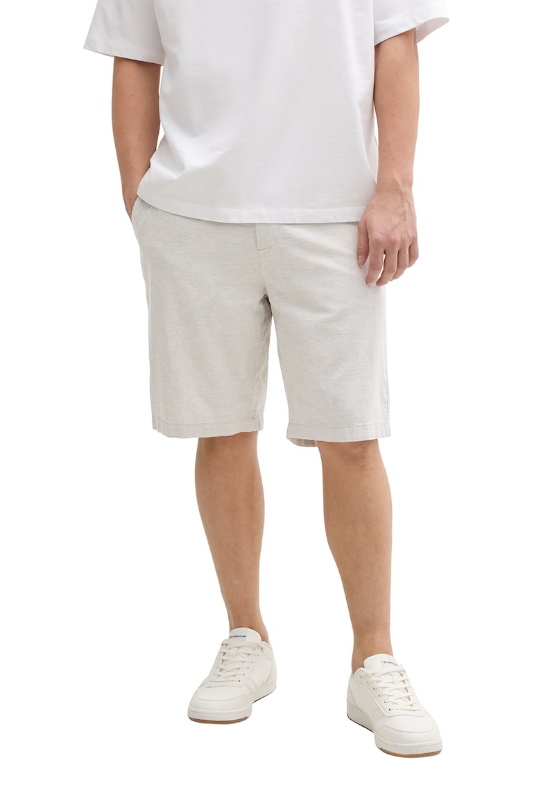 Pantaloni scurti lejeri din amestec de in