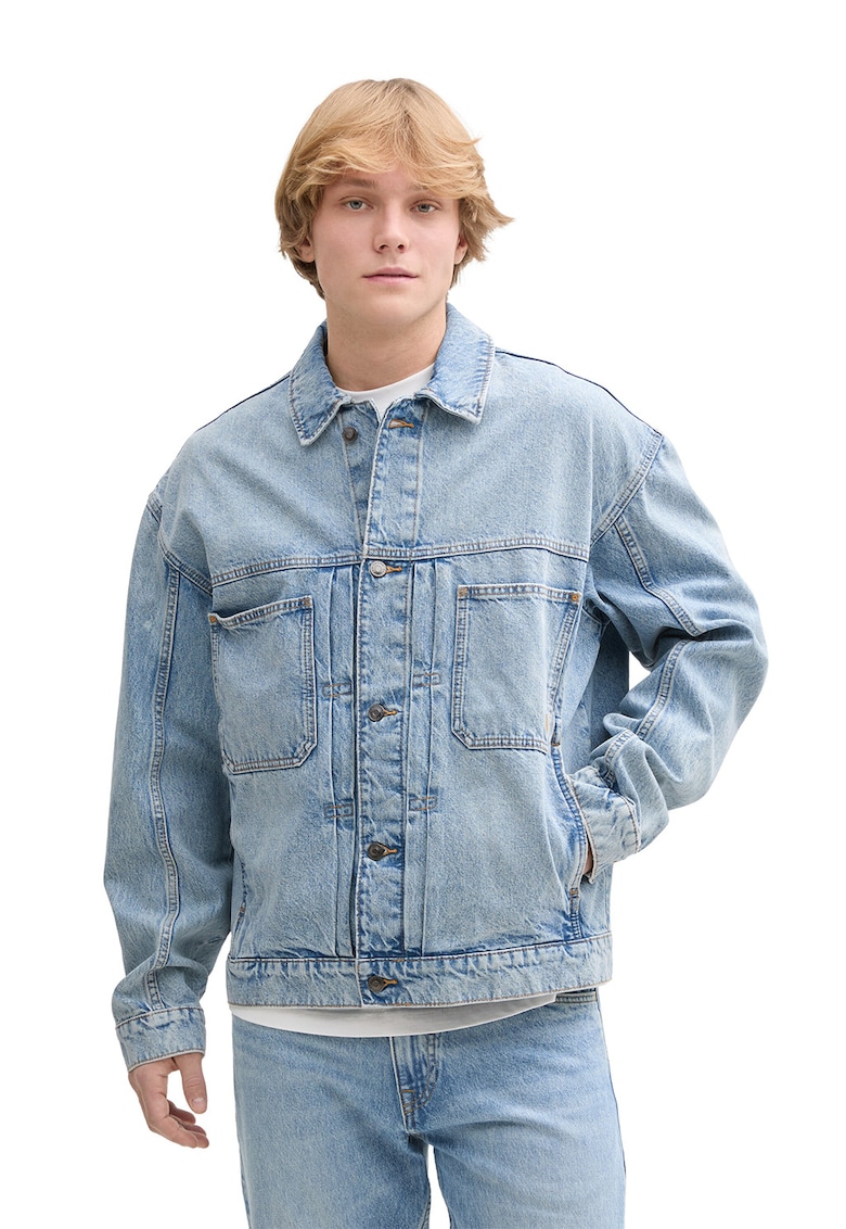 Jacheta relaxed fit din denim